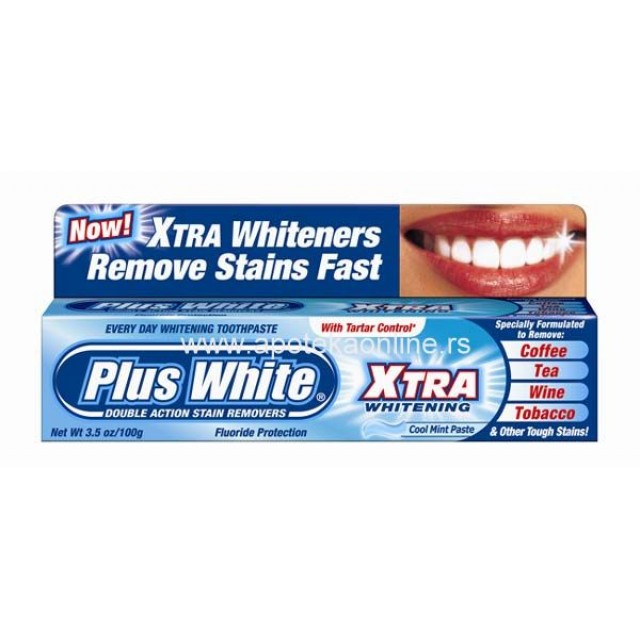 PLUS WHITE XTRA WHITENING PASTA - Online Apoteka PLUS WHITE XTRA WHITENING PASTA